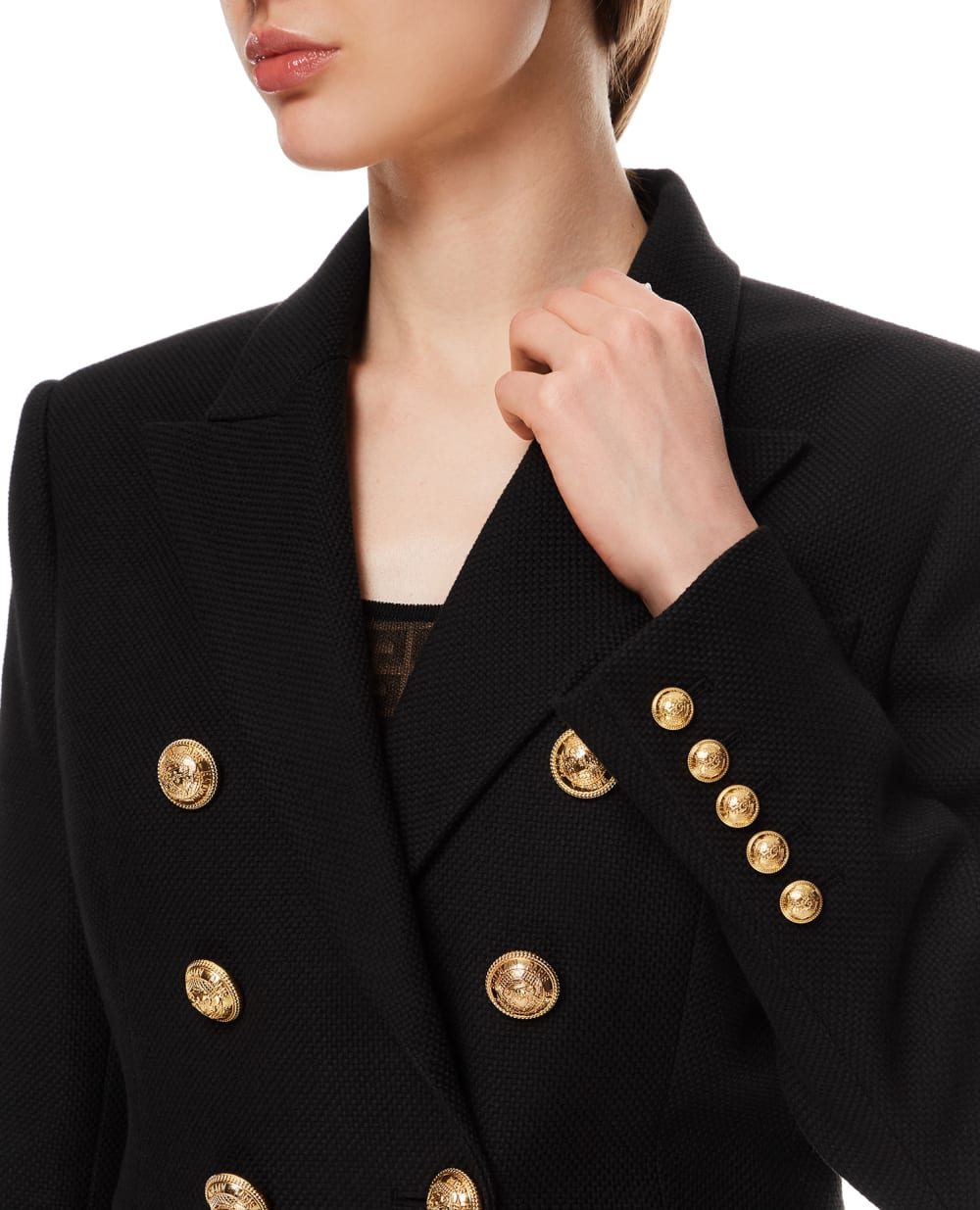 Жакет Balmain VF17110C208, черный цвет • Купить в интернет-магазине Kameron