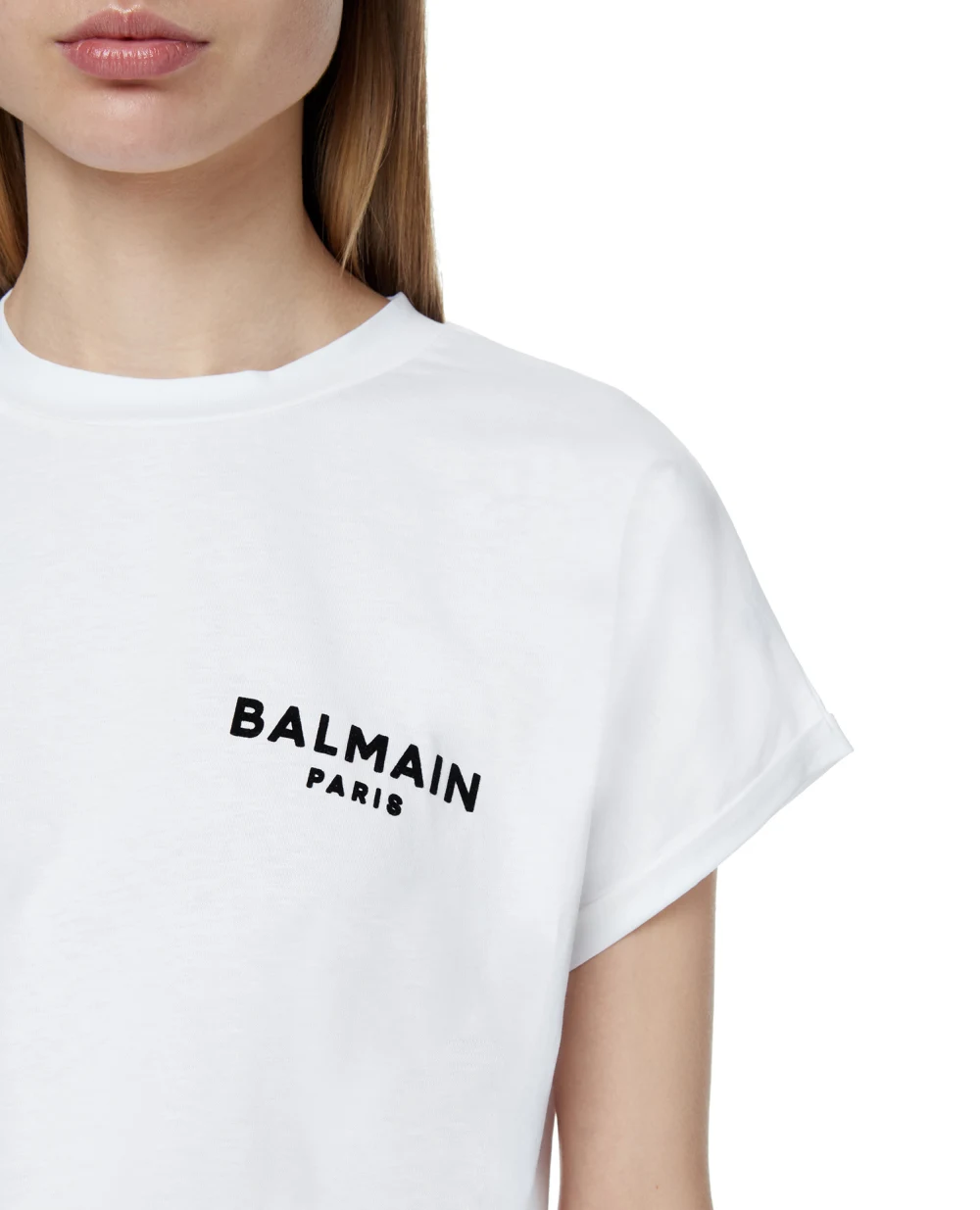 Футболка Balmain VF11370B013, белый цвет • Купить в интернет-магазине Kameron