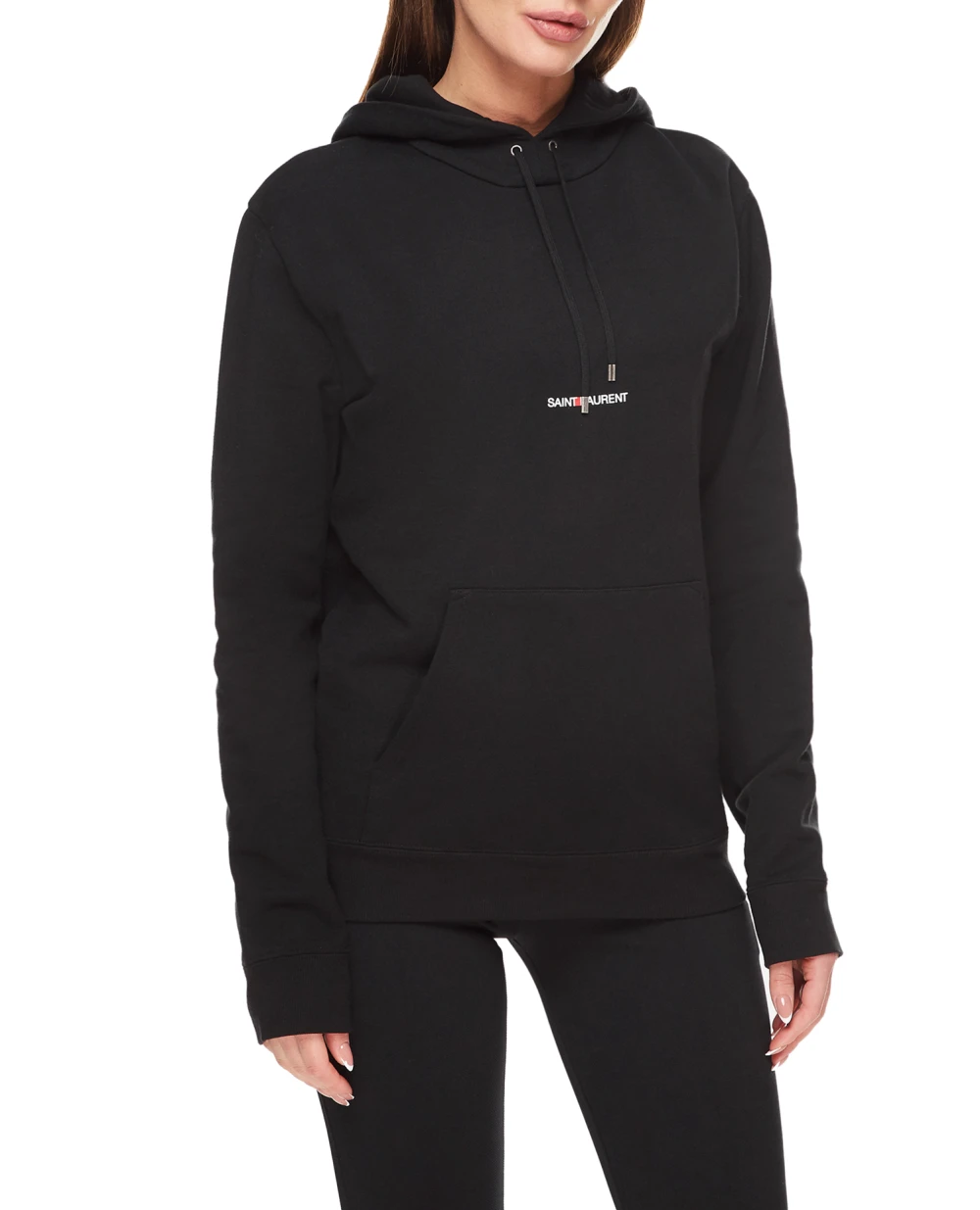 Худи Rive Gauche Saint Laurent 677256-YB2EZ, черный цвет • Купить в интернет-магазине Kameron