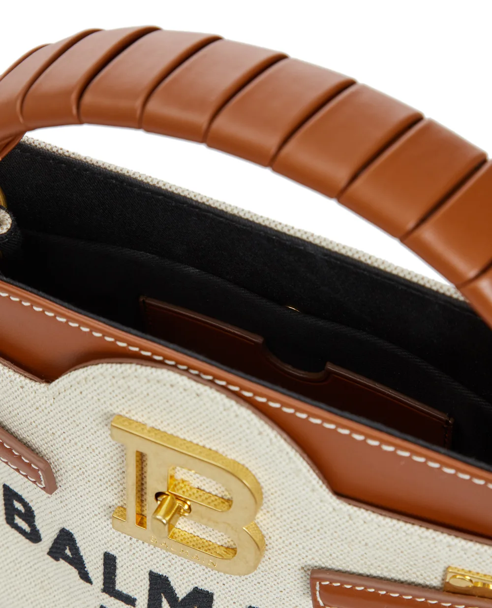 Сумка B-Buzz Top Handle 22 Balmain BN1DA797TCFE, коричневый цвет • Купить в интернет-магазине Kameron