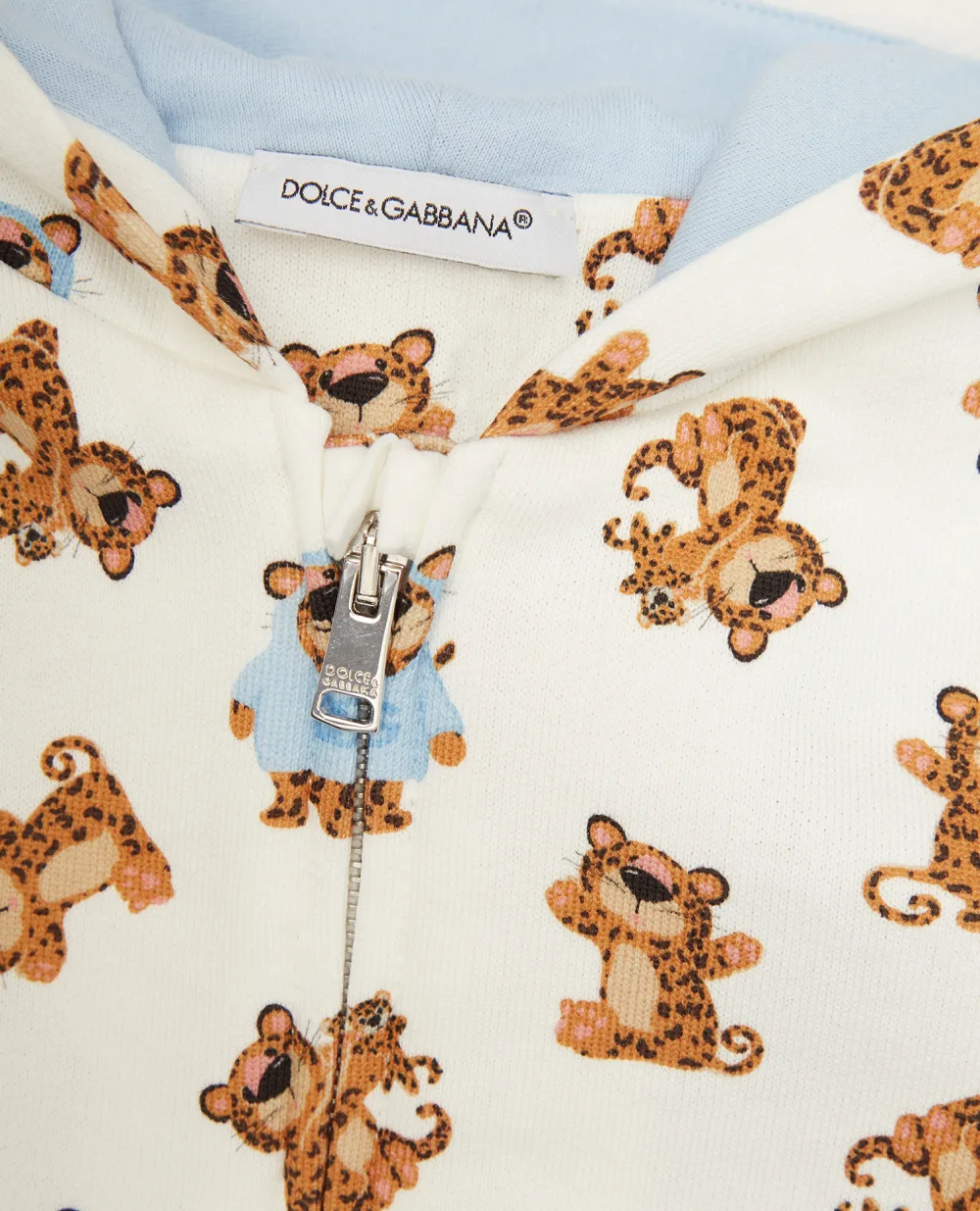 Детское худи (костюм) Dolce&Gabbana Kids L1JWFT-G7GXO, белый цвет • Купить в интернет-магазине Kameron