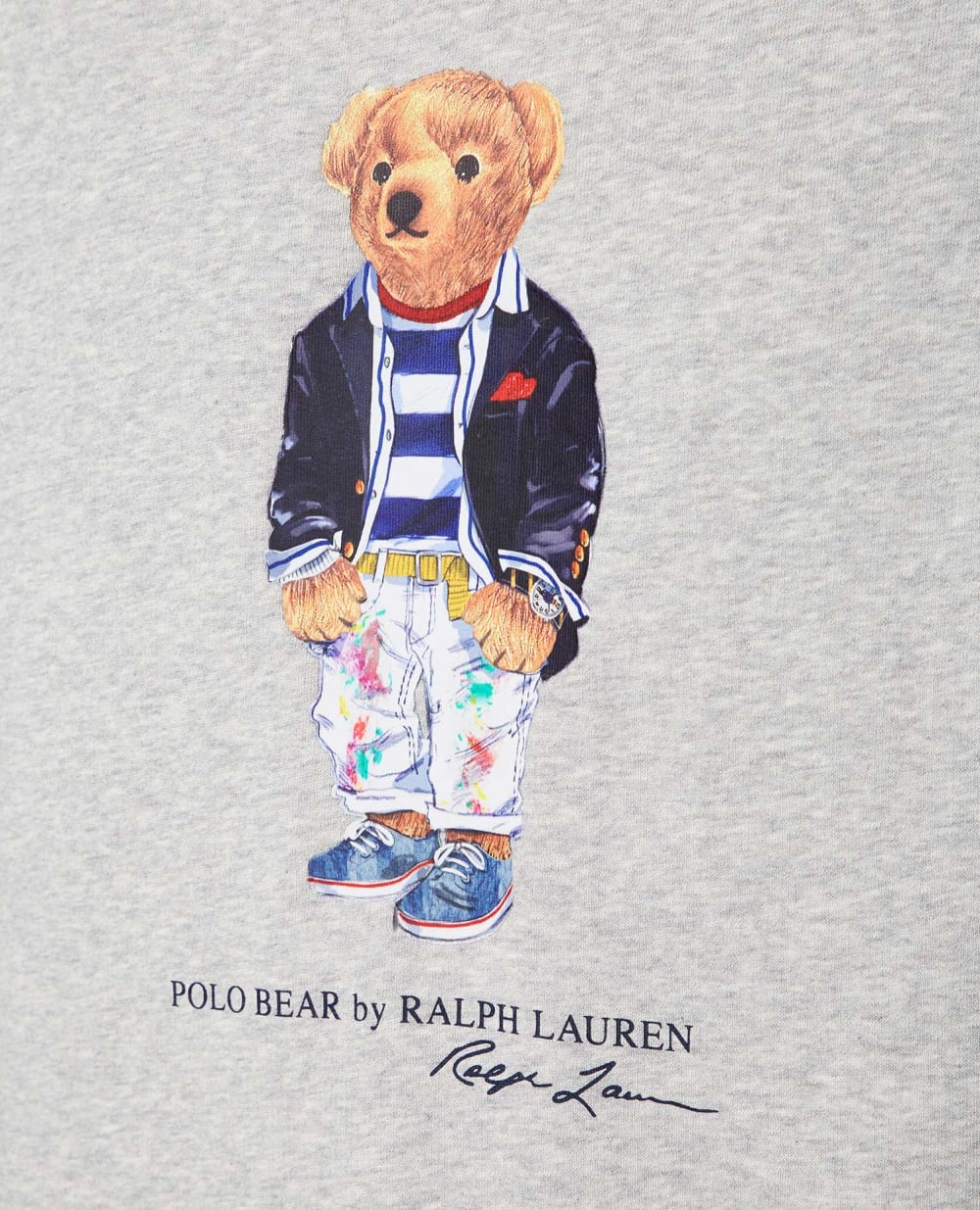 Свитшот Polo Ralph Lauren 710853308008, серый цвет • Купить в интернет-магазине Kameron
