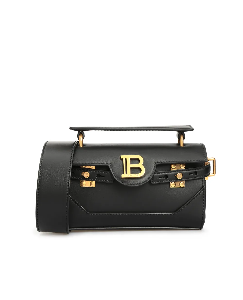 Кожаная сумка B-Buzz 19 Balmain XN1AE716LPRS, черный цвет • Купить в интернет-магазине Kameron