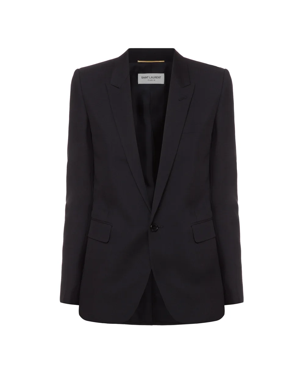 Шерстяной жакет Saint Laurent 517740-Y404W-, черный цвет • Купить в интернет-магазине Kameron