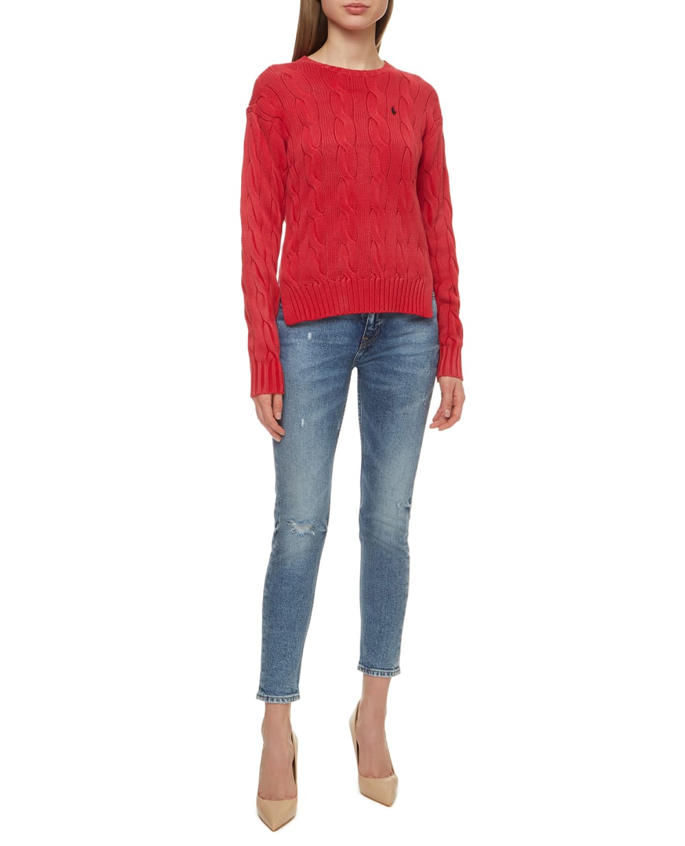Джемпер Polo Ralph Lauren 211801480003, красный цвет • Купить в интернет-магазине Kameron