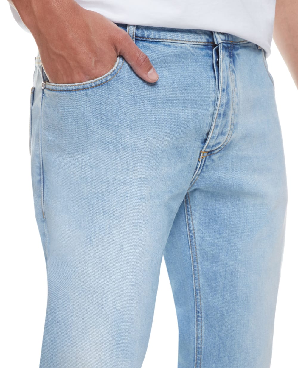 Джинсы Balmain XH1MH060DB53, голубой цвет • Купить в интернет-магазине Kameron