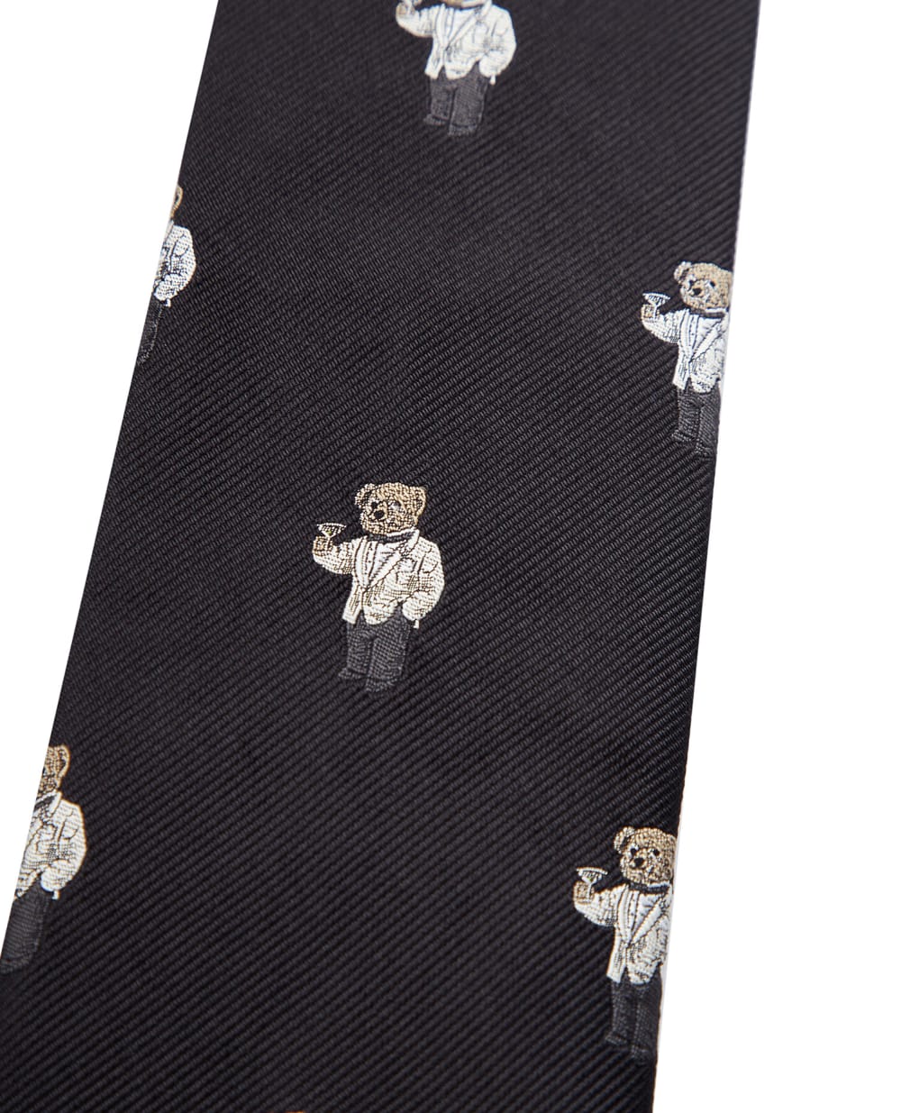 Шелковый галстук Polo Ralph Lauren 712724998001, черный цвет • Купить в интернет-магазине Kameron