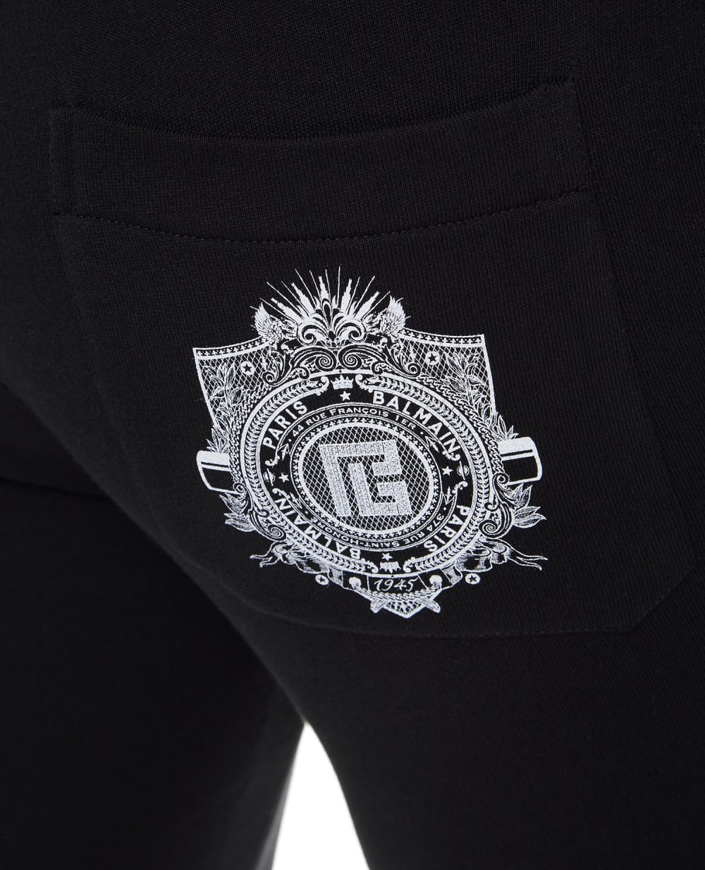 Спортивные брюки Balmain VH0OB015G060, черный цвет • Купить в интернет-магазине Kameron