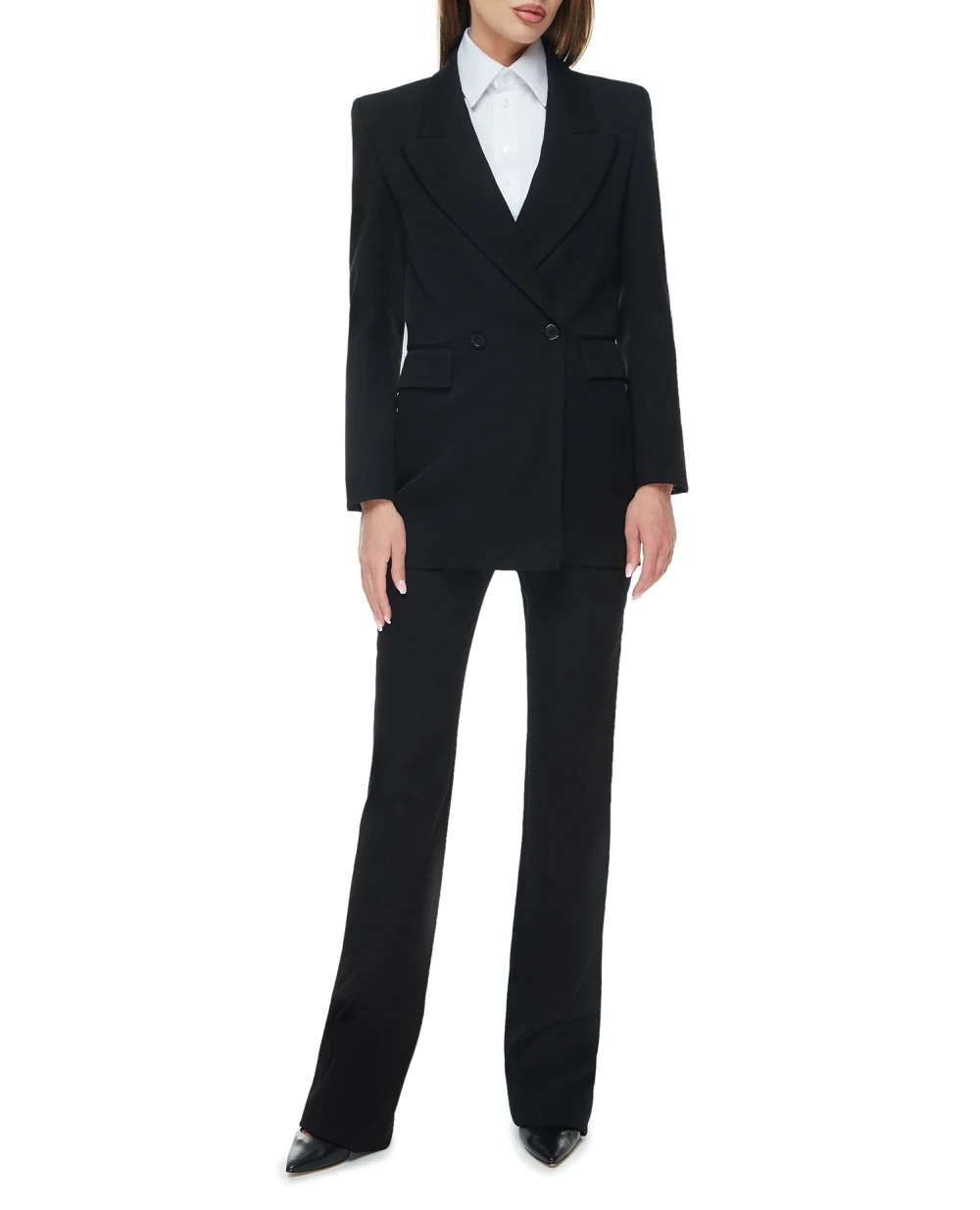 Шерстяной жакет Saint Laurent 726869-Y3D16, черный цвет • Купить в интернет-магазине Kameron