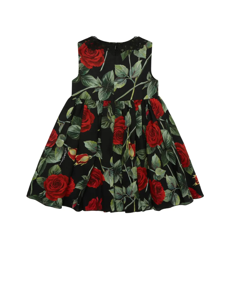 Детское платье Dolce&Gabbana Kids L52DX4-FS8CR-S, черный цвет • Купить в интернет-магазине Kameron