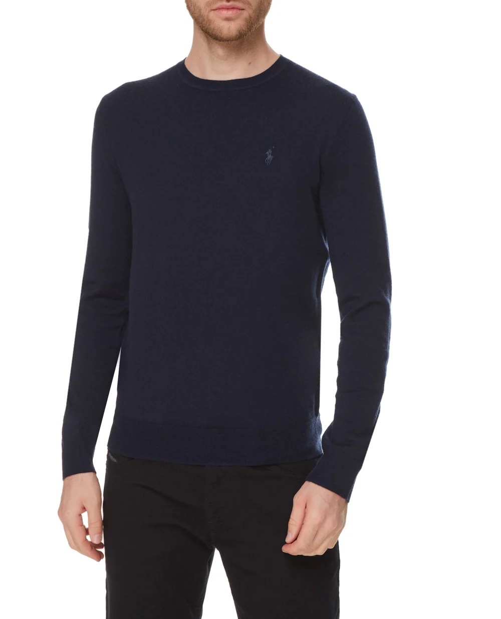 Шерстяной джемпер Polo Ralph Lauren 710714346002, синий цвет • Купить в интернет-магазине Kameron