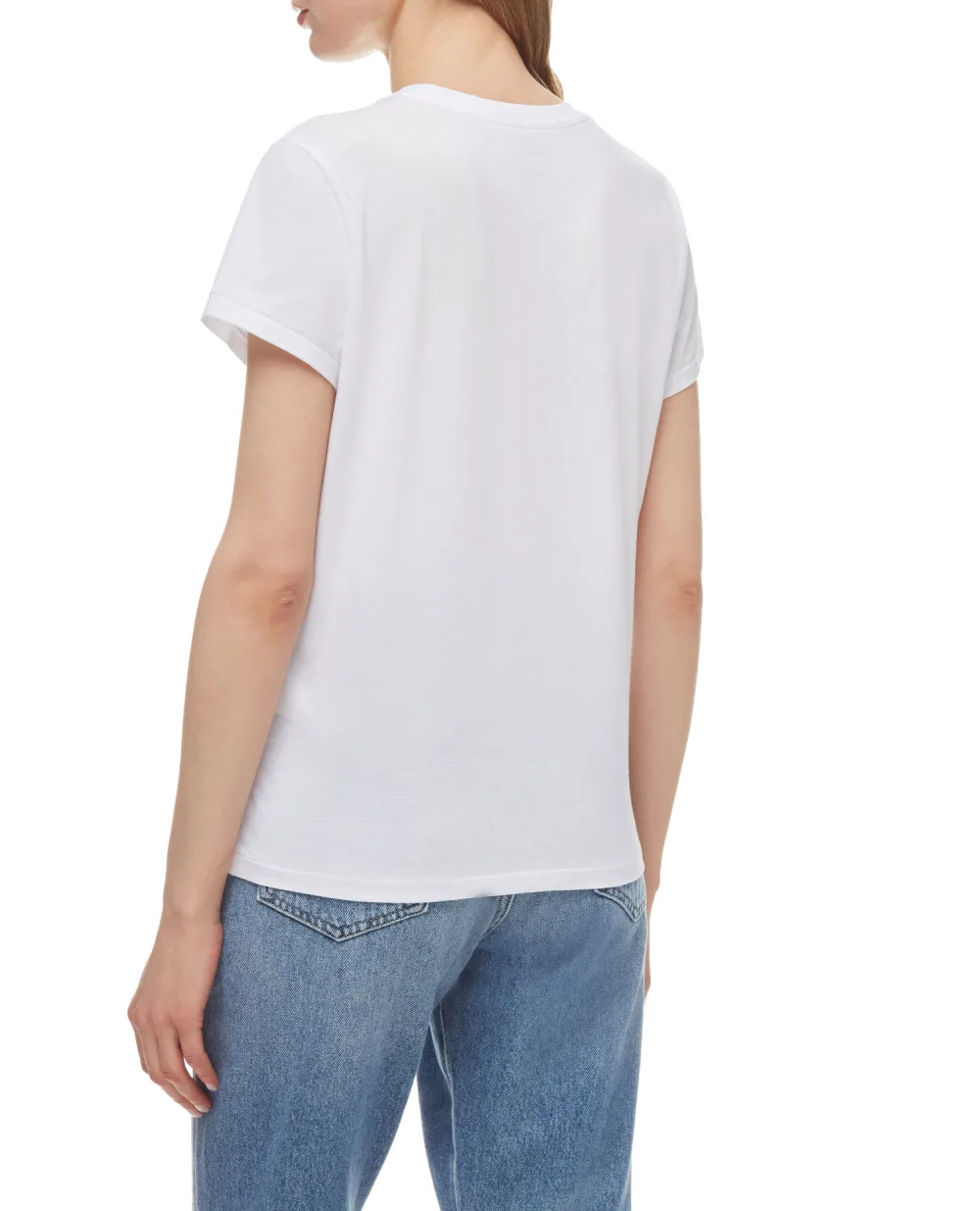 Футболка Polo Ralph Lauren 211823687002, белый цвет • Купить в интернет-магазине Kameron