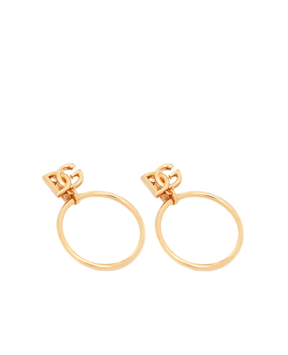Клипсы Dolce&Gabbana WEQ6M3-W1111, золотой цвет • Купить в интернет-магазине Kameron