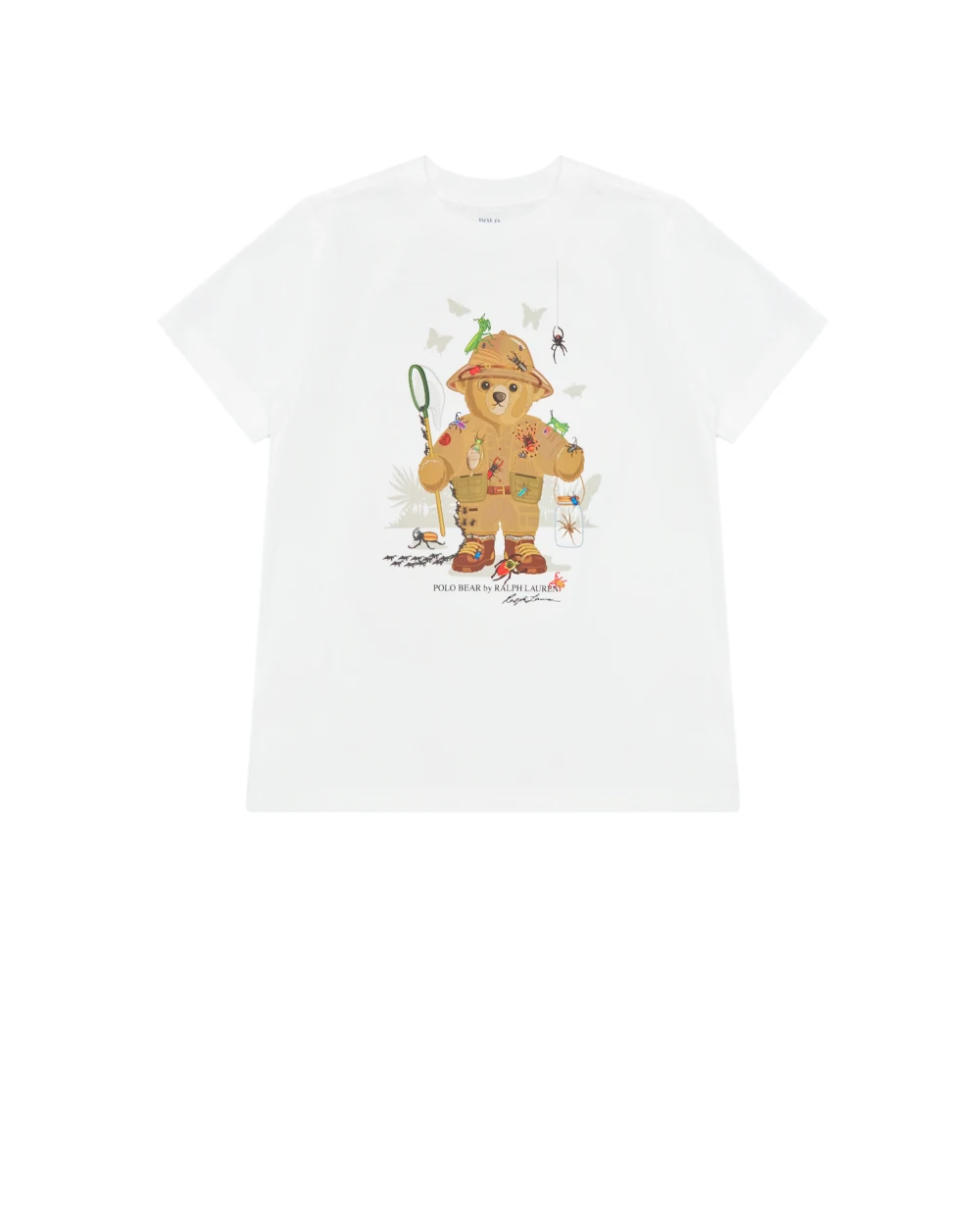 Футболка Polo Ralph Lauren Kids 322849724001, белый цвет • Купить в интернет-магазине Kameron
