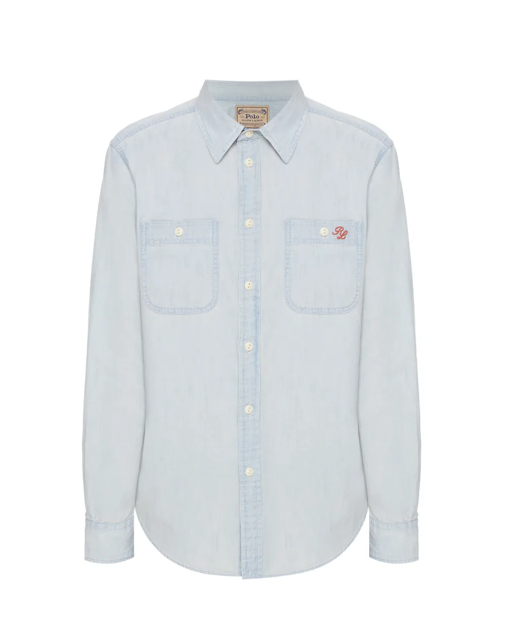 Рубашка Polo Ralph Lauren 211784196001, голубой цвет • Купить в интернет-магазине Kameron