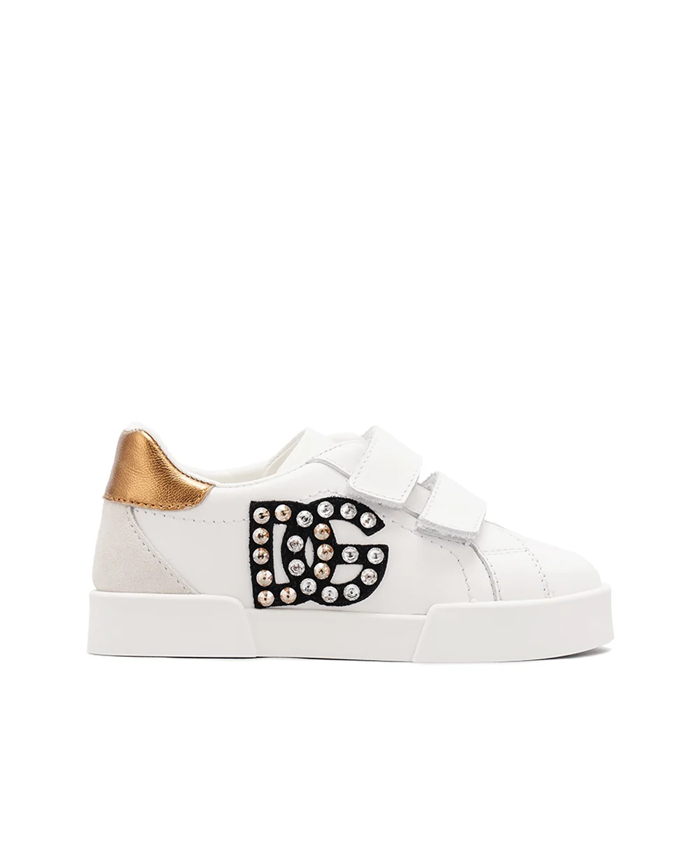 Детские кроссовки Dolce&Gabbana Kids DN0195-AA631, белый цвет • Купить в интернет-магазине Kameron