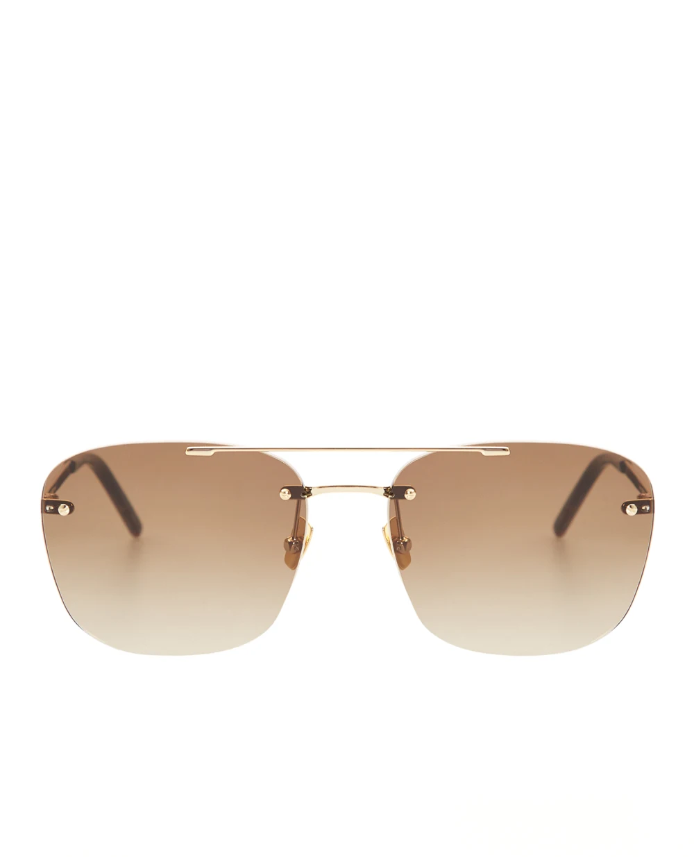 Солнцезащитные очки Saint Laurent 679559-Y9902, коричневый цвет • Купить в интернет-магазине Kameron