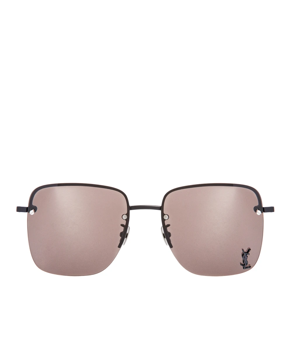 Солнцезащитные очки  Saint Laurent 652363-Y9902, черный/серебро цвет • Купить в интернет-магазине Kameron