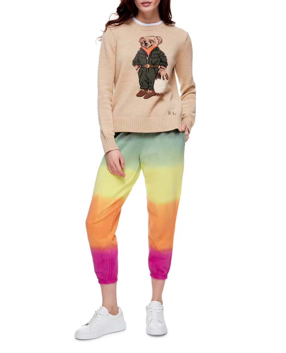 Джемпер Polo Ralph Lauren 211856736001, бежевый цвет • Купить в интернет-магазине Kameron