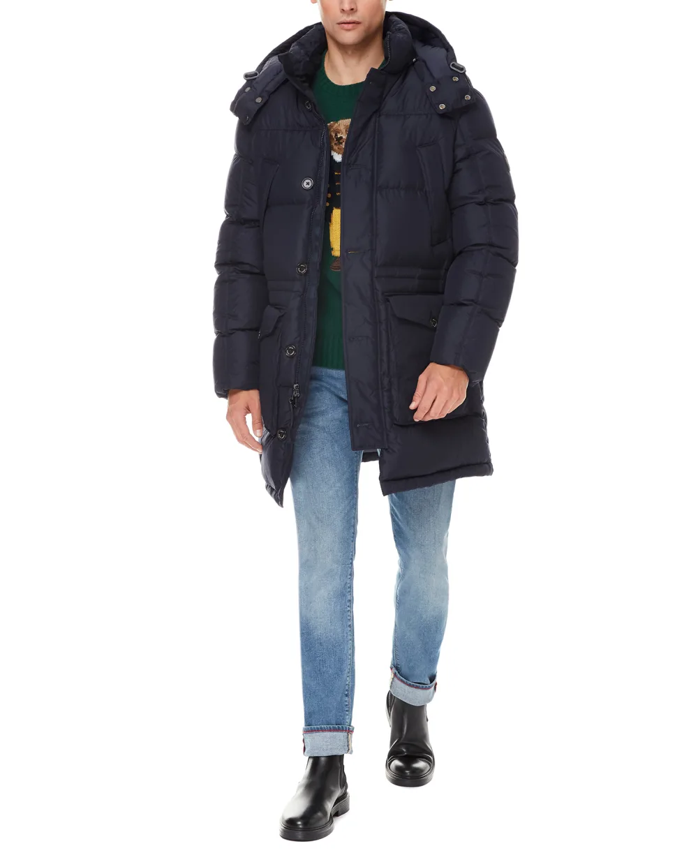 Пуховик Polo Ralph Lauren 710847108001, синий цвет • Купить в интернет-магазине Kameron