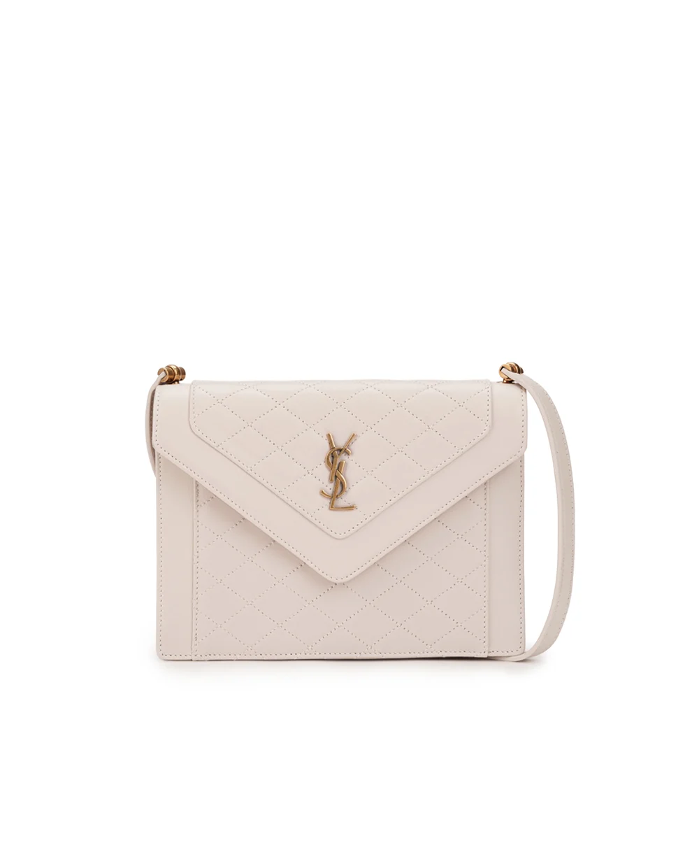Кожаная сумка Gaby Mini Saint Laurent 685574-1EL07, белый цвет • Купить в интернет-магазине Kameron