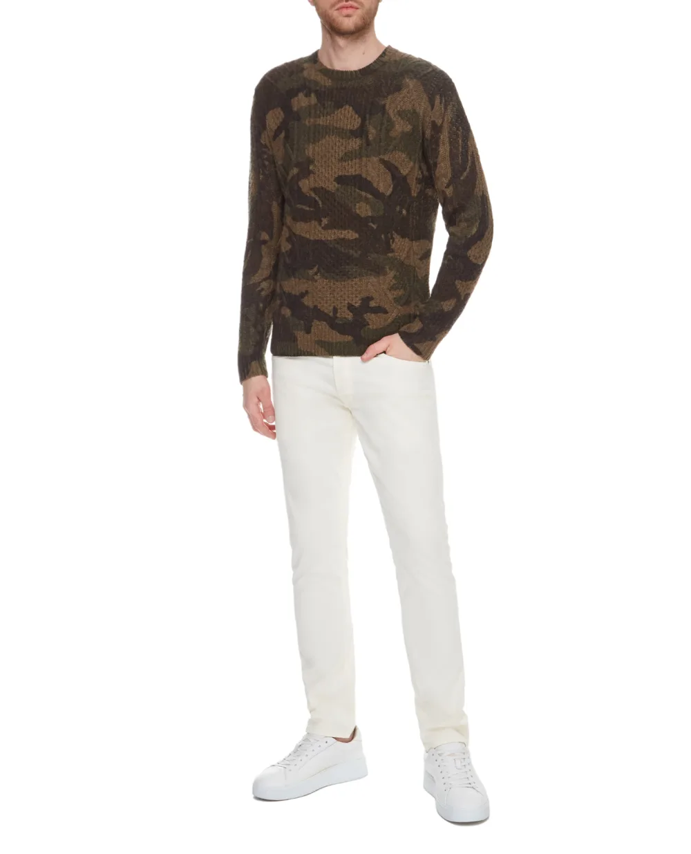 Шерстяной свитер Polo Ralph Lauren 710716342001, разноцветный цвет • Купить в интернет-магазине Kameron