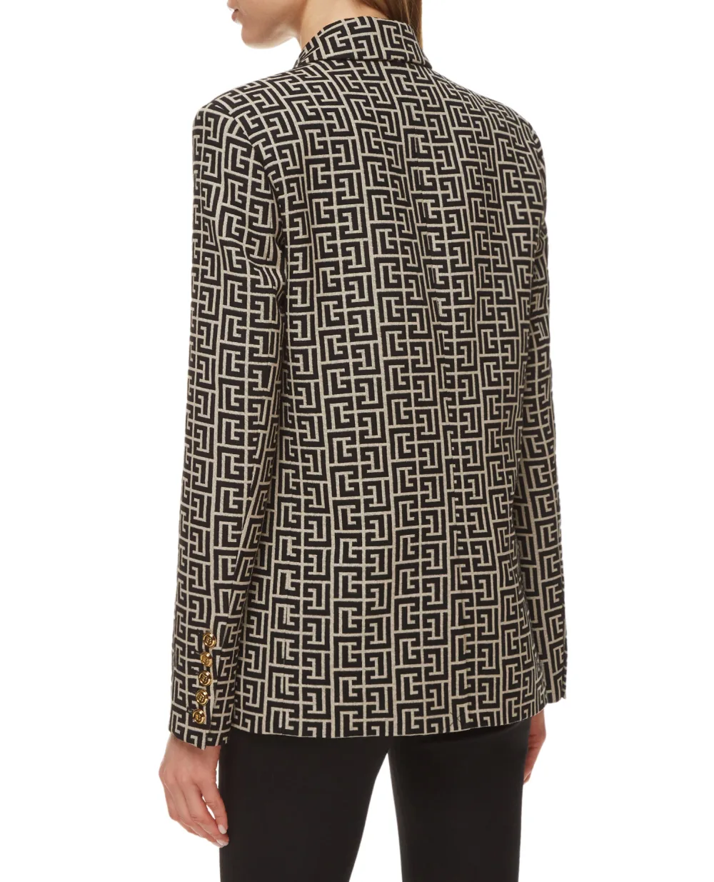 Шерстяной жакет Balmain VF0SH000W126, разноцветный цвет • Купить в интернет-магазине Kameron