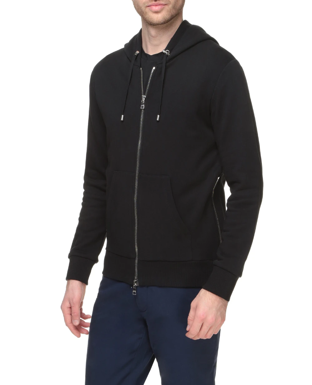 Худи Balmain XH1JR010BB20, черный цвет • Купить в интернет-магазине Kameron