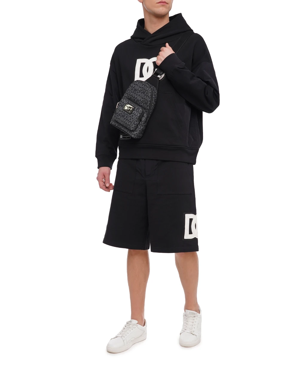 Кожаная сумка Dolce&Gabbana BM2295-AJ705, темно-серый цвет • Купить в интернет-магазине Kameron