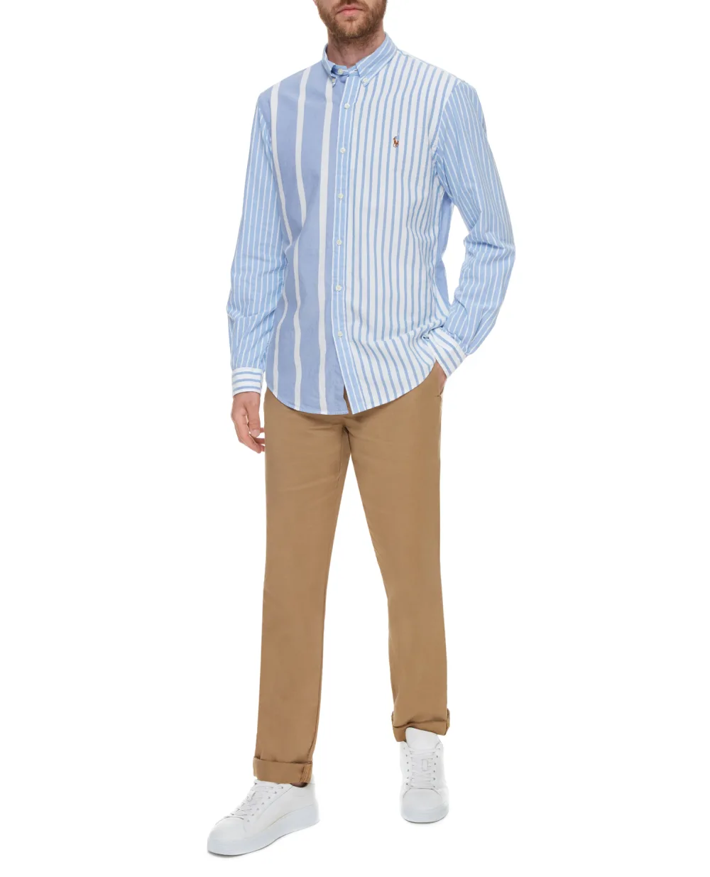 Рубашка Polo Ralph Lauren 710837285001, разноцветный цвет • Купить в интернет-магазине Kameron