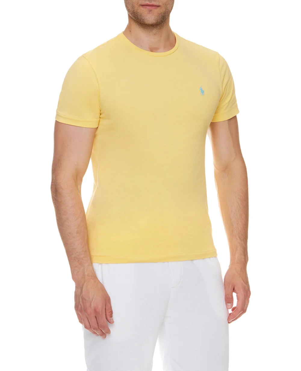 Футболка Polo Ralph Lauren 710671438147, желтый цвет • Купить в интернет-магазине Kameron