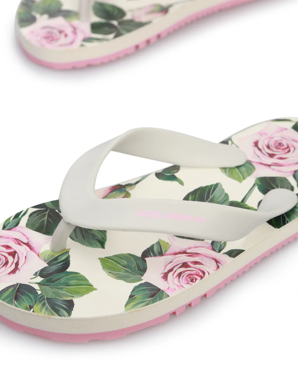 Вьетнамки Dolce&Gabbana Kids D00128-AR821-M-, белый цвет • Купить в интернет-магазине Kameron