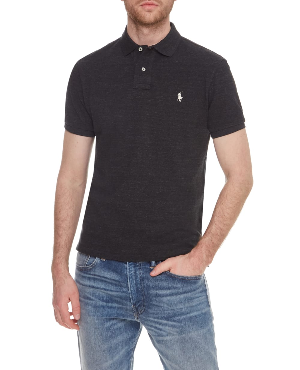 Поло Polo Ralph Lauren 710680784011, черный цвет • Купить в интернет-магазине Kameron