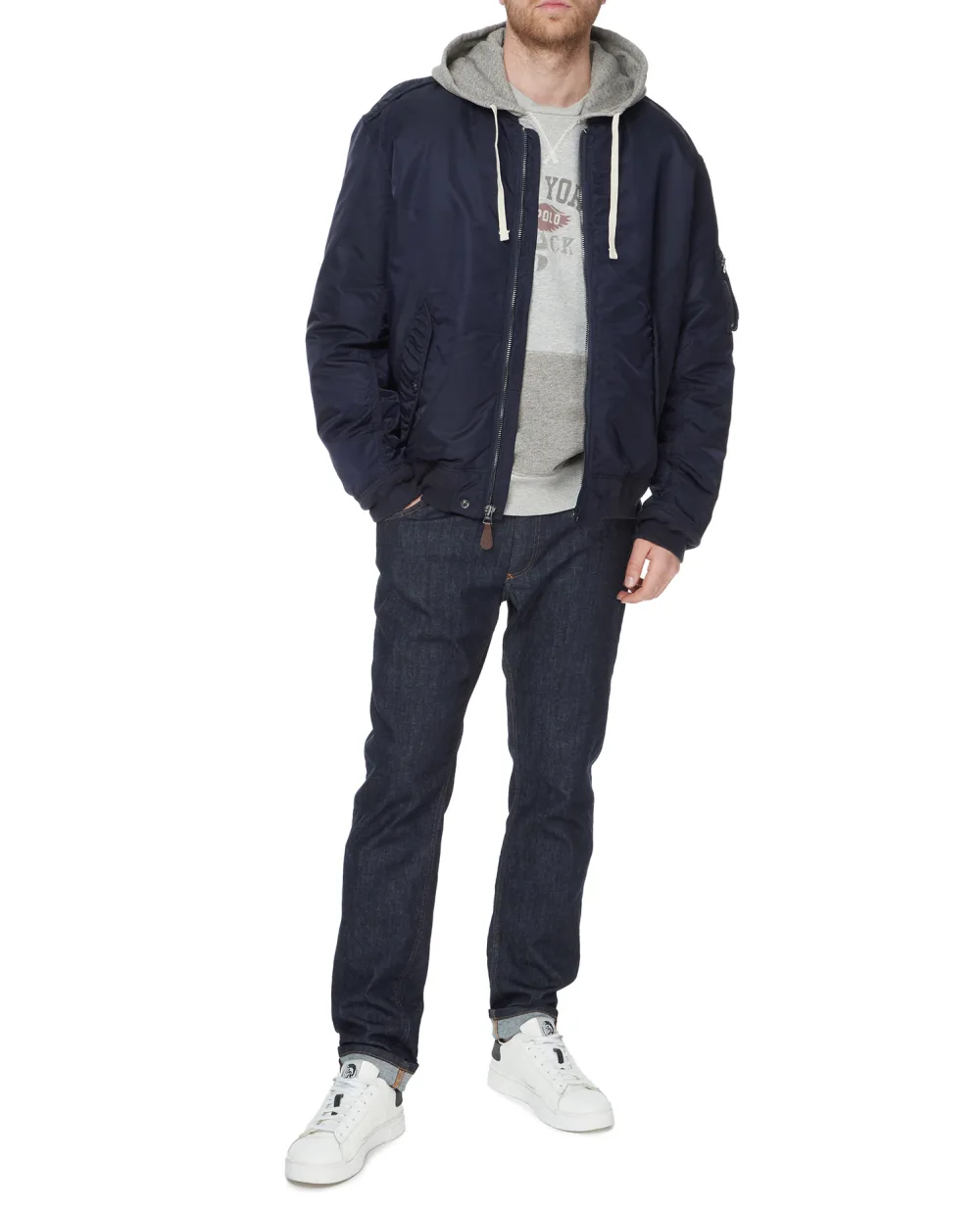 Худи Polo Ralph Lauren 710865466001, серый цвет • Купить в интернет-магазине Kameron