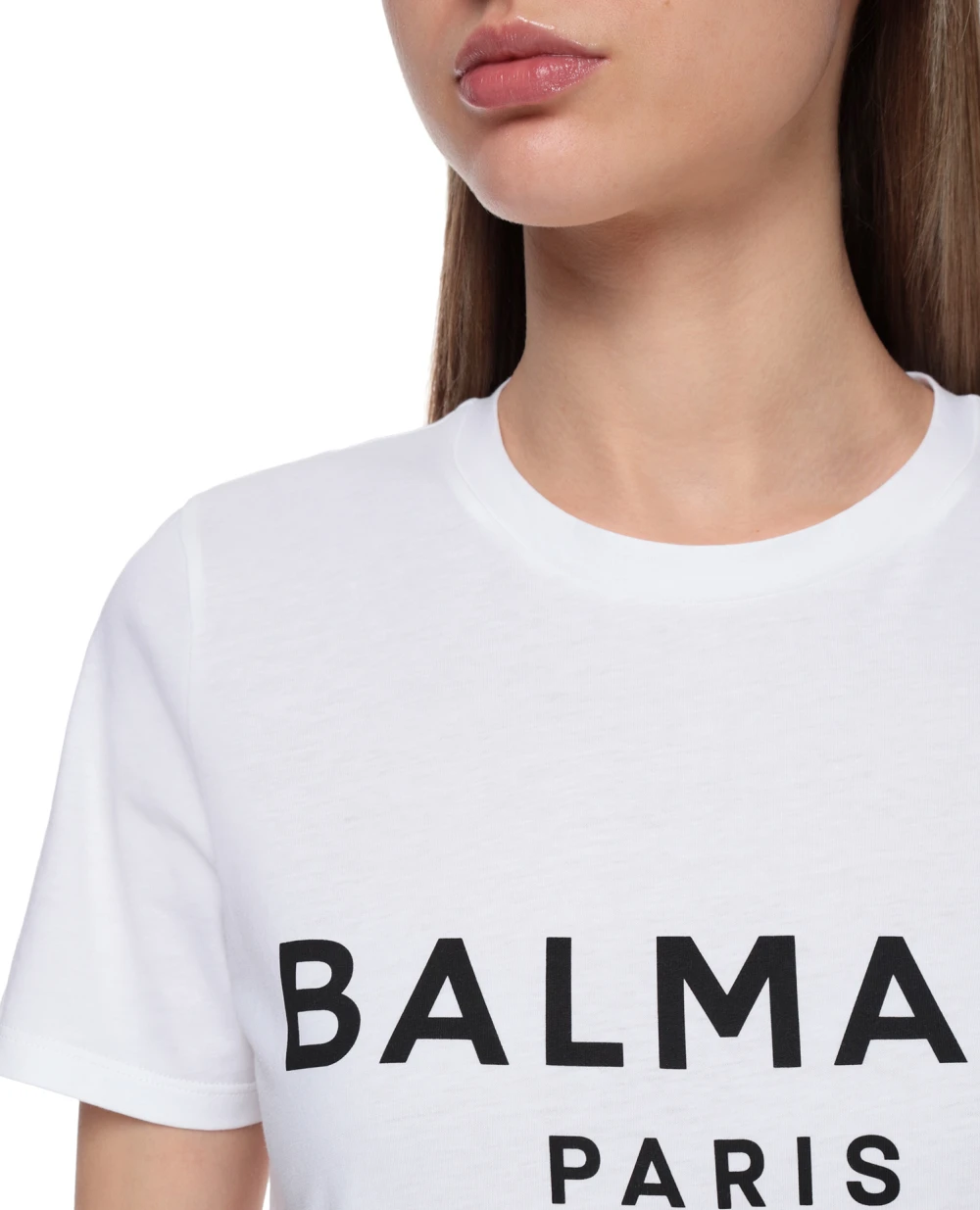 Футболка Balmain VF11350B019, белый цвет • Купить в интернет-магазине Kameron