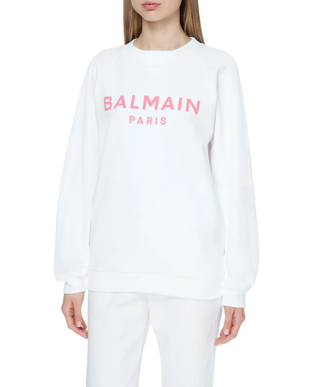 Свитшот Balmain VF13691B002, белый цвет • Купить в интернет-магазине Kameron