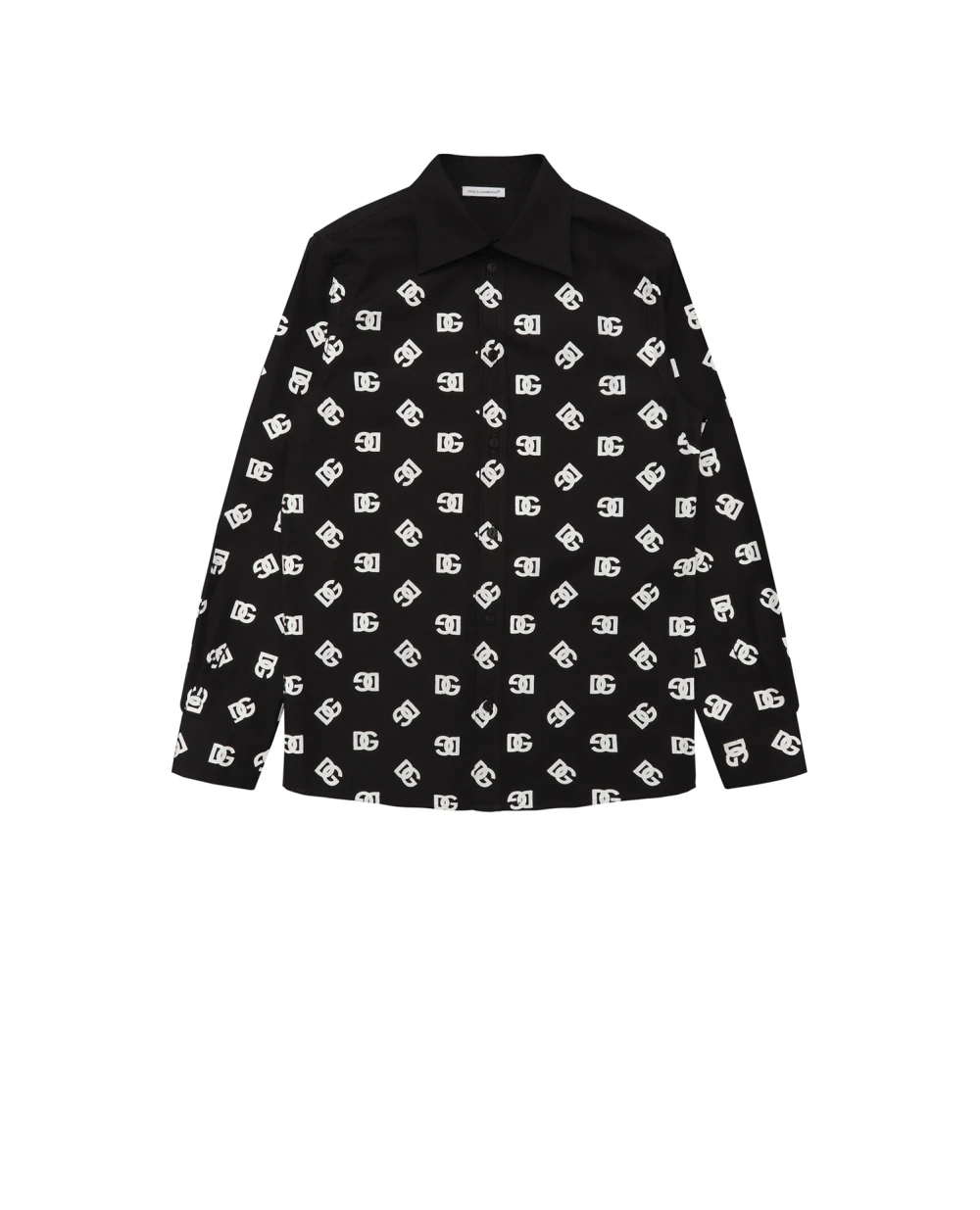 Детская рубашка Dolce&Gabbana Kids L43S63-G7E6A-B, черный цвет • Купить в интернет-магазине Kameron