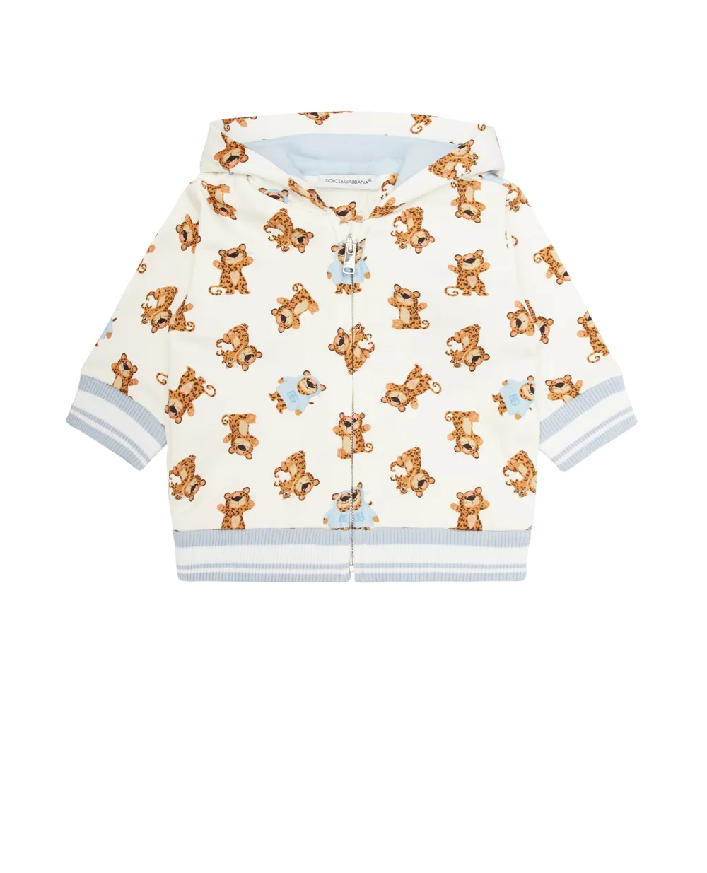 Детское худи (костюм) Dolce&Gabbana Kids L1JWFT-G7GXO, белый цвет • Купить в интернет-магазине Kameron