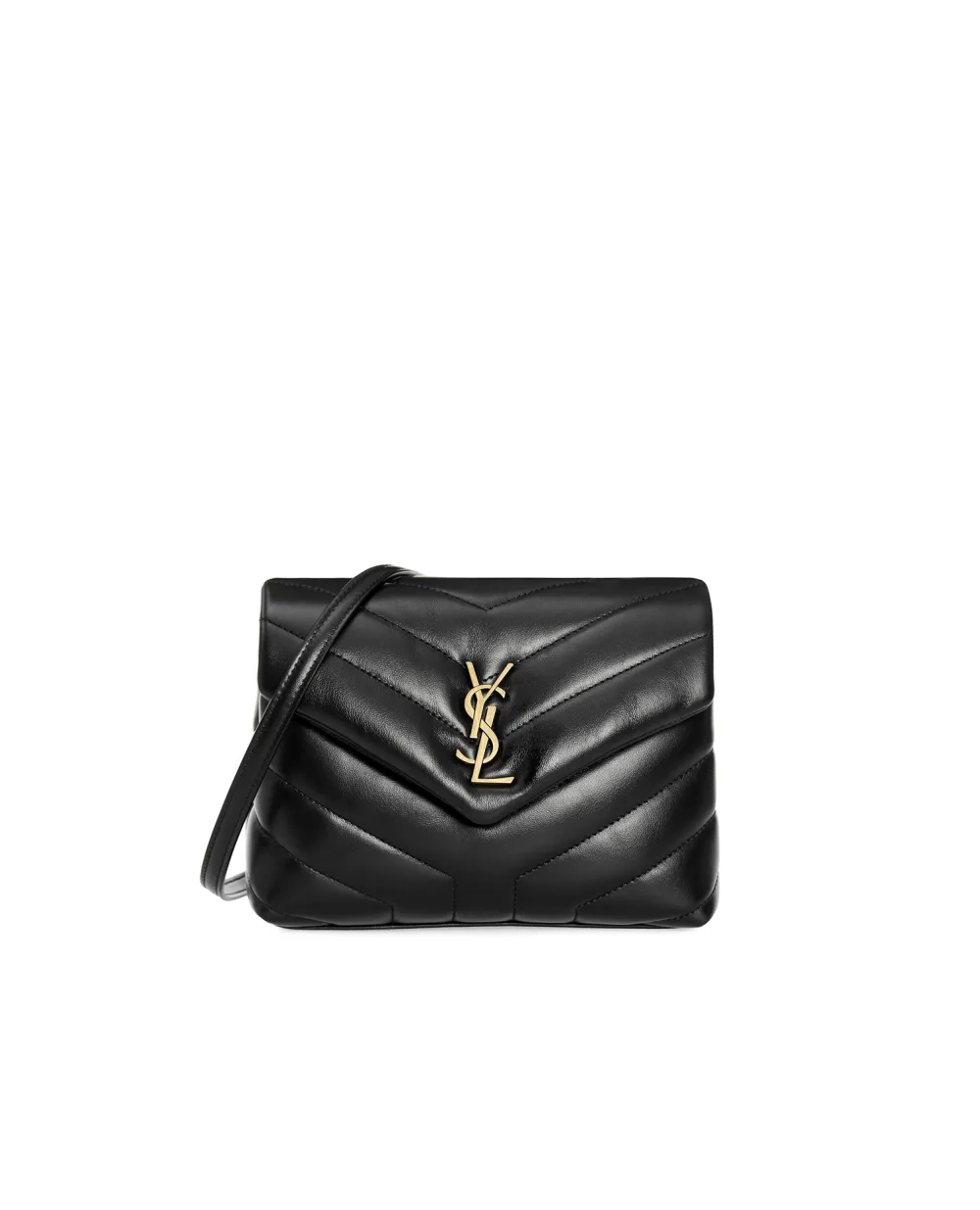 Кожаная сумка Loulou Toy Saint Laurent 678401-DV707, черный цвет • Купить в интернет-магазине Kameron
