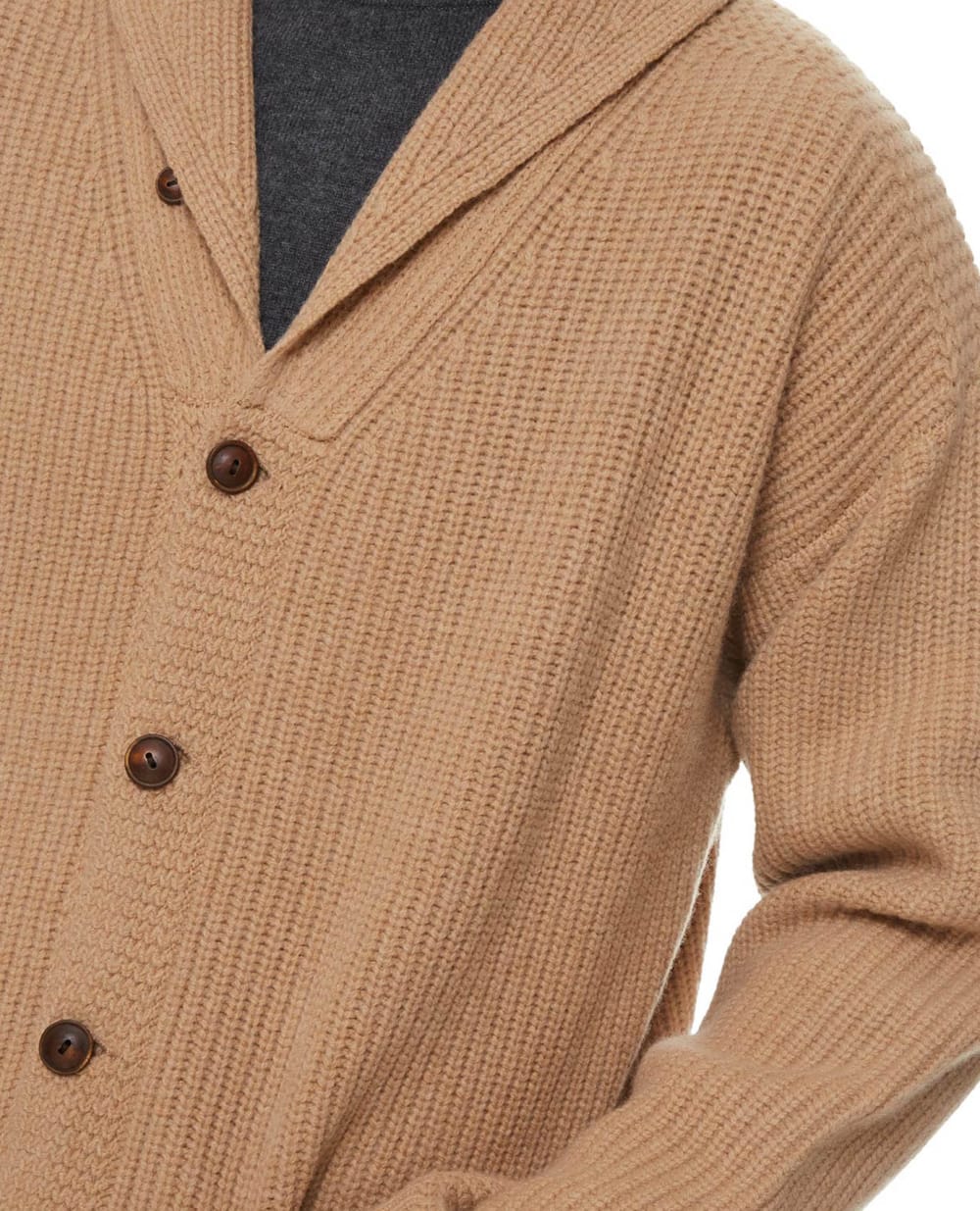 Шерстяной кардиган Polo Ralph Lauren 710850021001, бежевый цвет • Купить в интернет-магазине Kameron