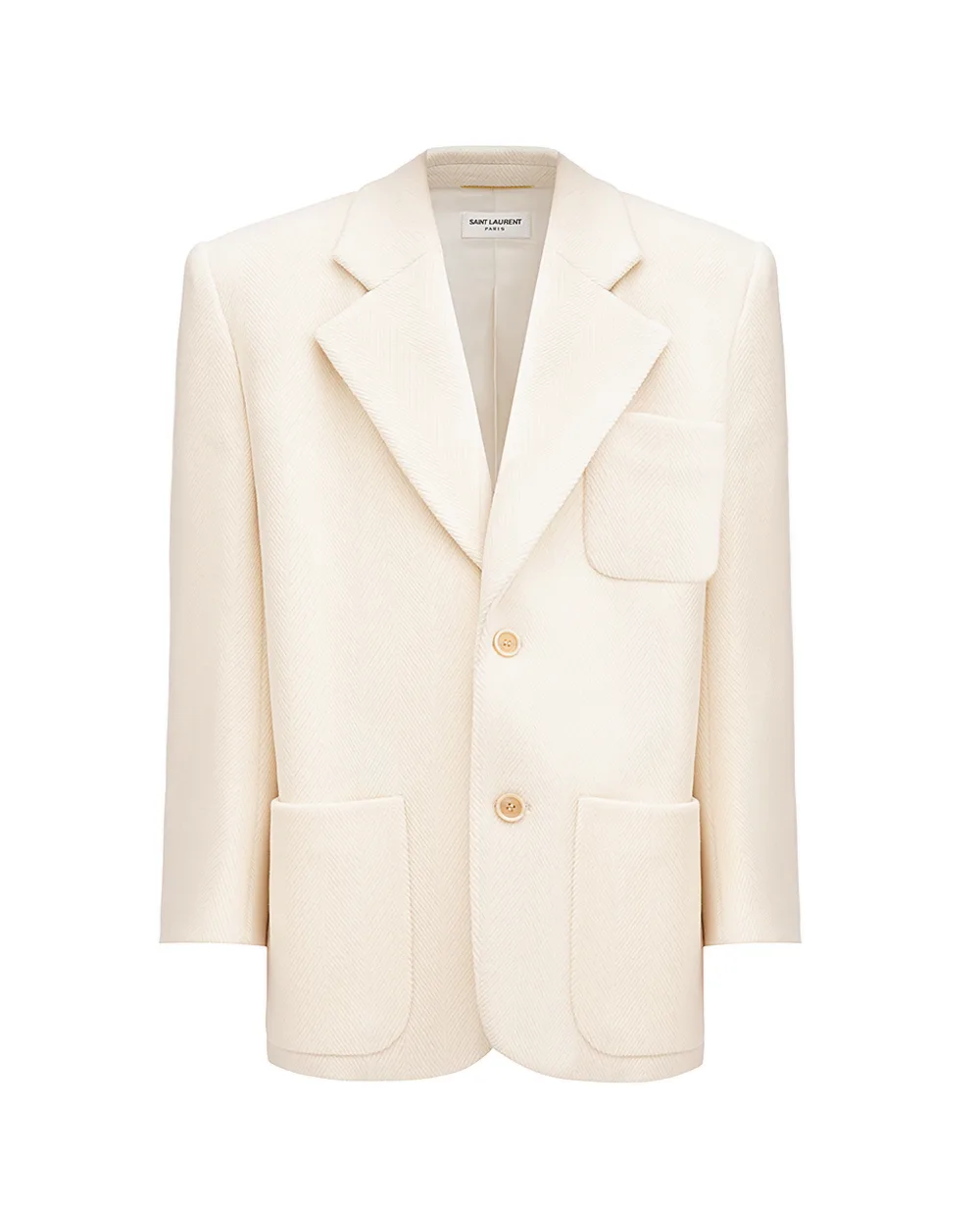 Жакет Saint Laurent 770454-Y5F27, бежевый цвет • Купить в интернет-магазине Kameron