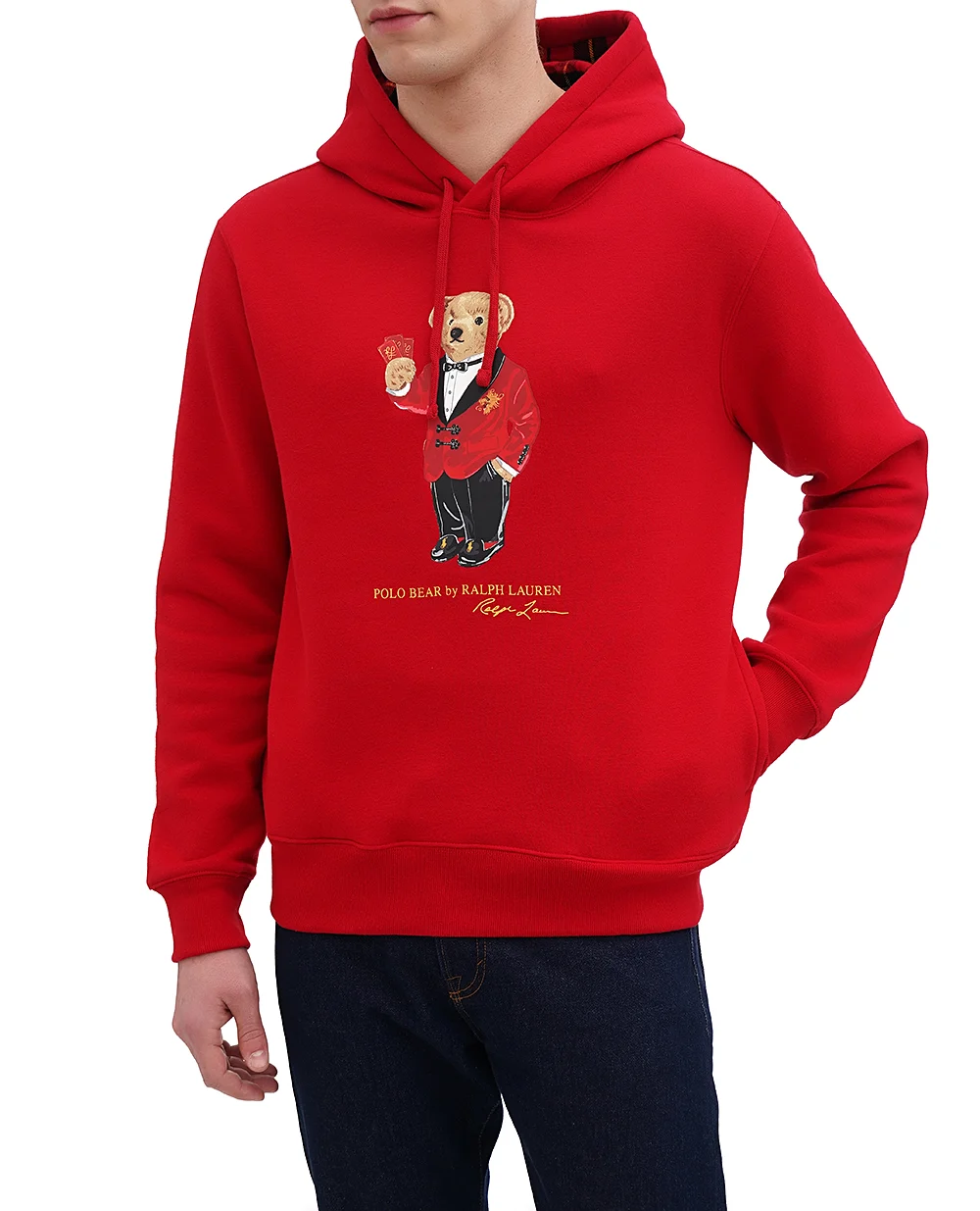 Худи Polo Bear Polo Ralph Lauren 710926120001, красный цвет • Купить в интернет-магазине Kameron