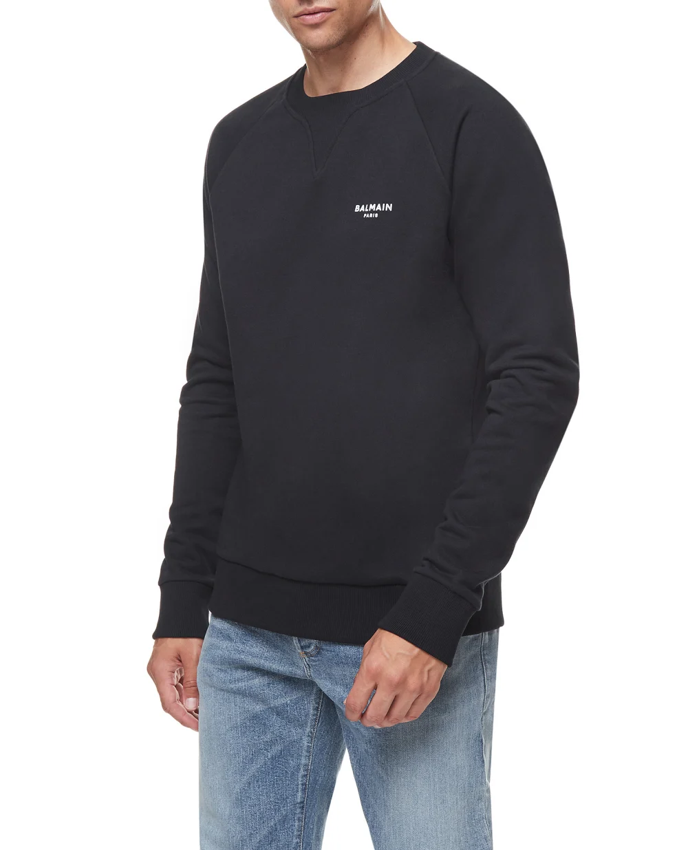 Свитшот Balmain WH1JQ005B071, черный цвет • Купить в интернет-магазине Kameron