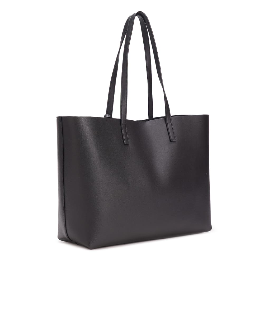Кожаная сумка Shopping Bag Saint Laurent 600281-CSV0J, черный цвет • Купить в интернет-магазине Kameron