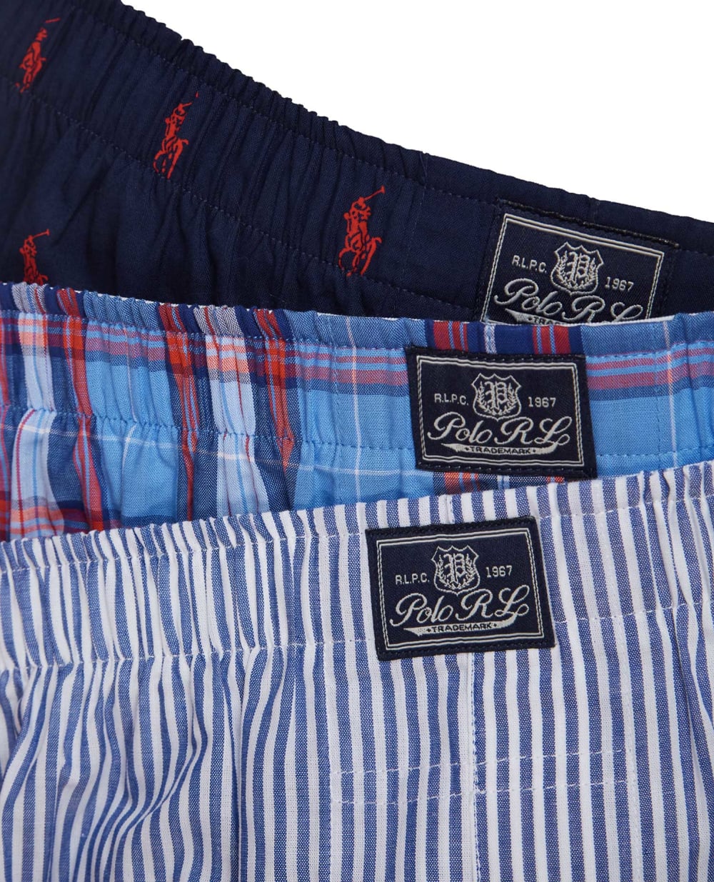 Трусы (3 шт) Polo Ralph Lauren 714830273004, разноцветный цвет • Купить в интернет-магазине Kameron