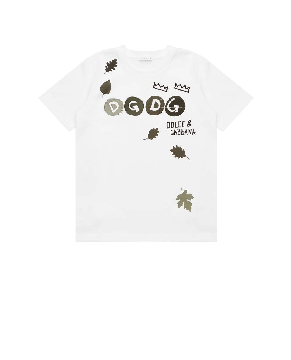 Футболка Dolce&Gabbana Kids L4JTCG-G7XOD-B, белый цвет • Купить в интернет-магазине Kameron