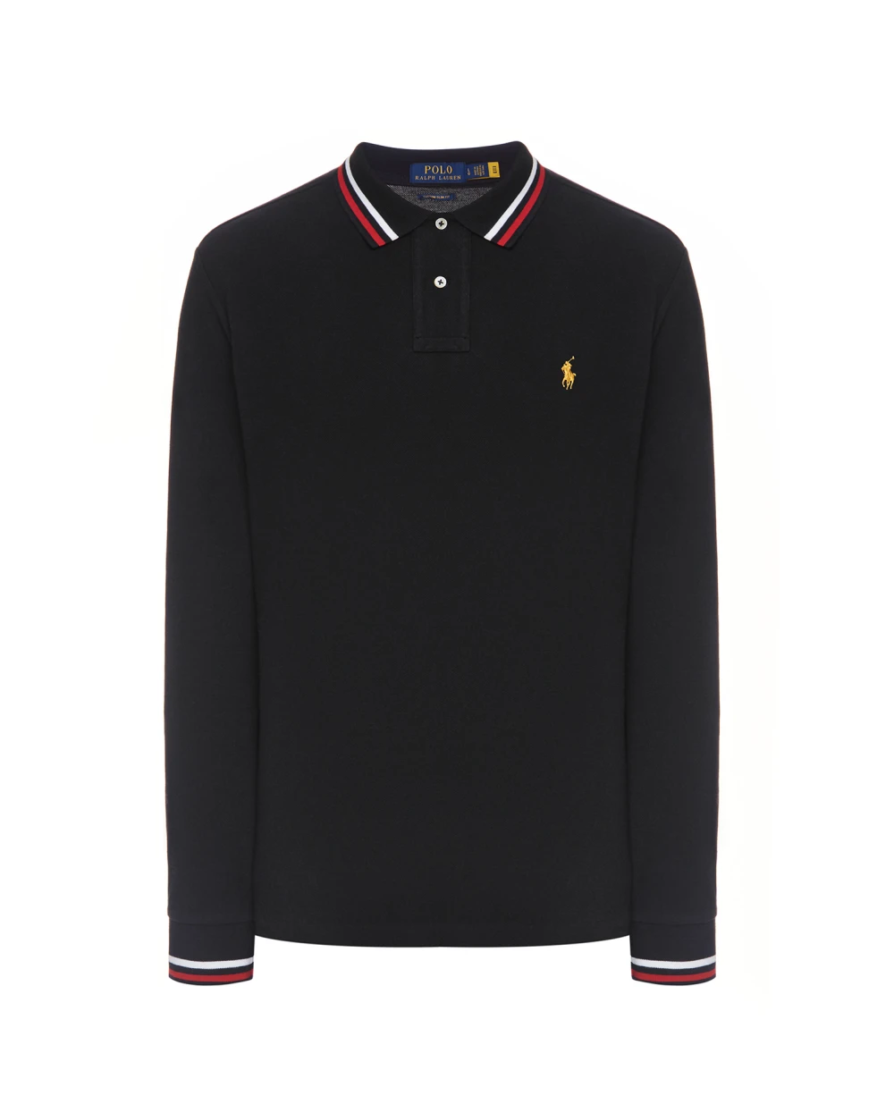 Поло Polo Ralph Lauren 710828370001, черный цвет • Купить в интернет-магазине Kameron