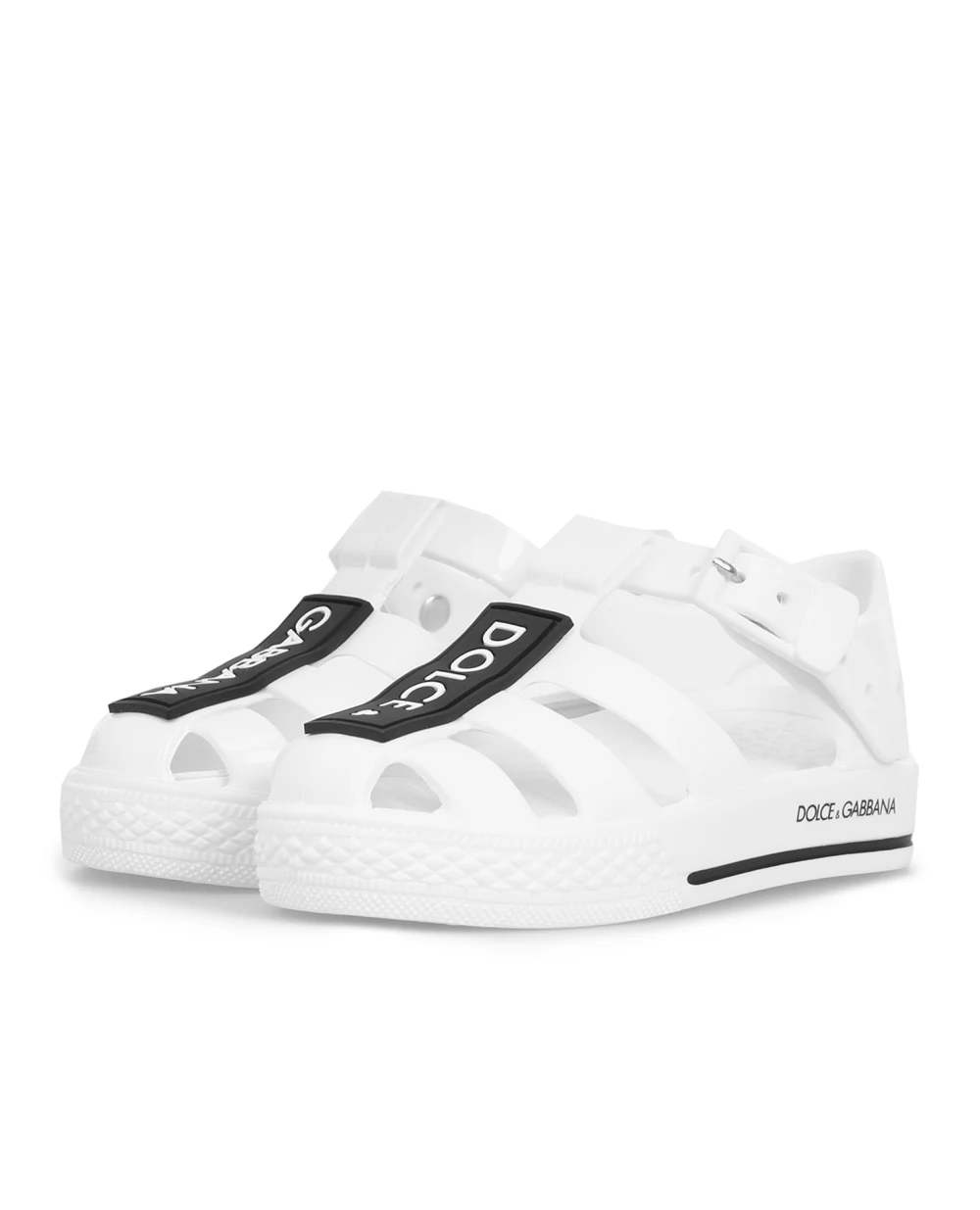 Сандалии Dolce&Gabbana Kids DN0115-AK498-, белый цвет • Купить в интернет-магазине Kameron