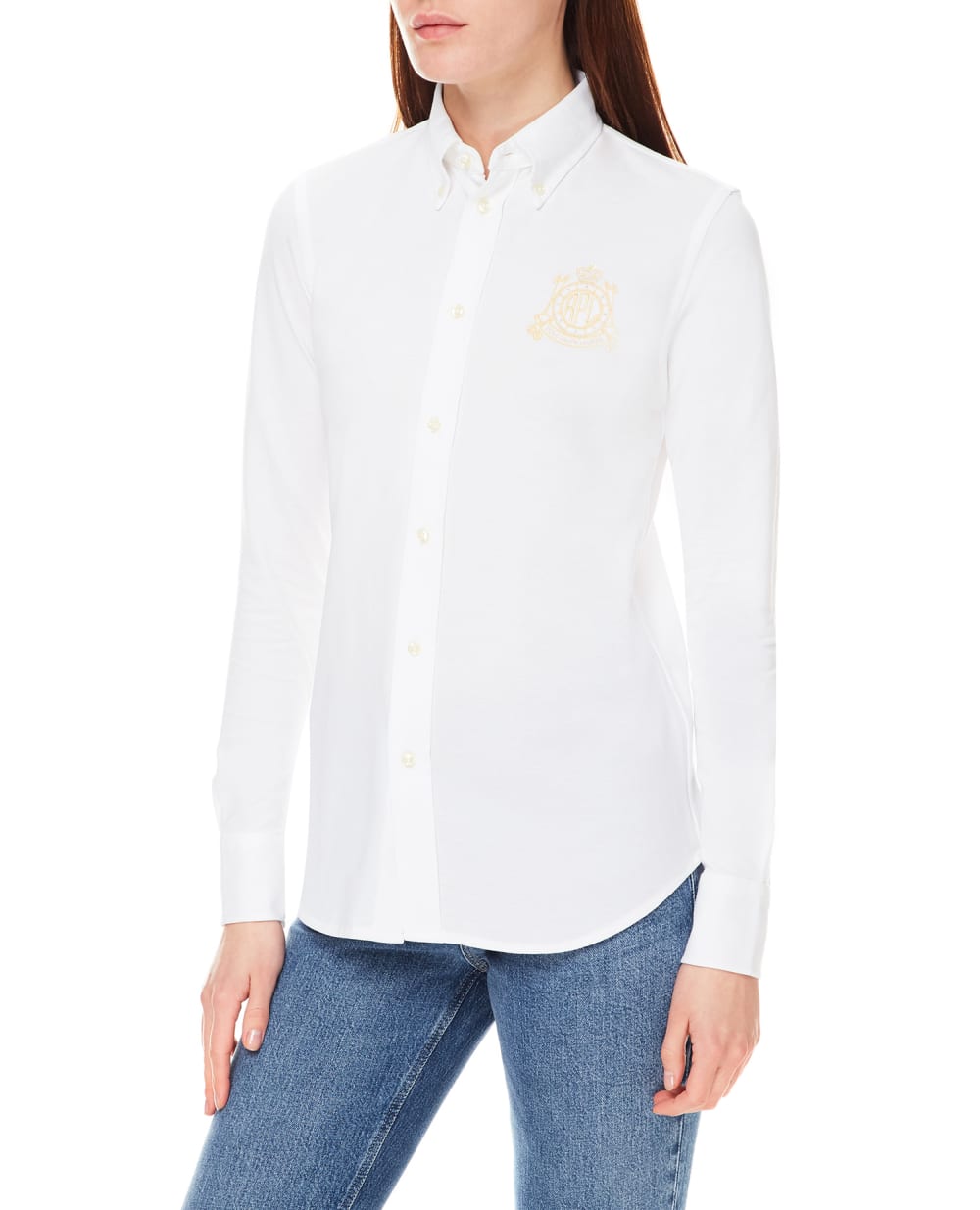 Рубашка Polo Ralph Lauren 211846878001, белый цвет • Купить в интернет-магазине Kameron