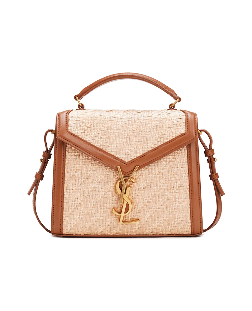 Сумка Cassandra Mini Saint Laurent 623930-FAA7D, бежевый цвет • Купить в интернет-магазине Kameron